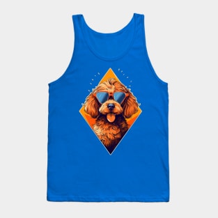 Cavapoo Sunglasses Dog Tank Top